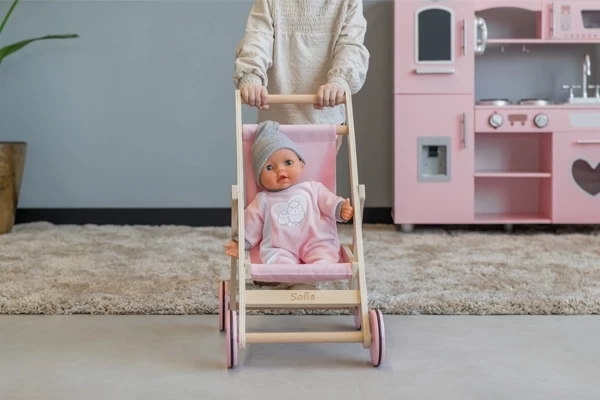 Optional: Personalisierung des Puppenbuggys