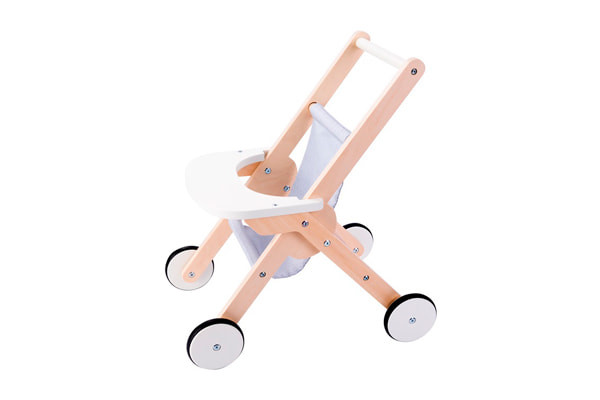 Holzräder mit Gummifelge