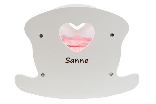 Name auf der Vorderseite