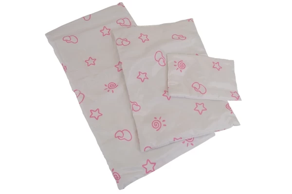 Bettlaken, Decke und Kopfkissen