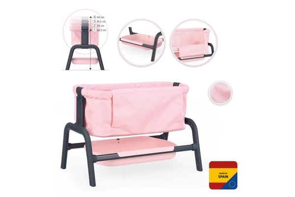 Höhenverstellbar (36,5-44 cm)