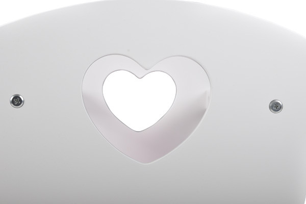 Mit einem Herz auf beiden Seiten