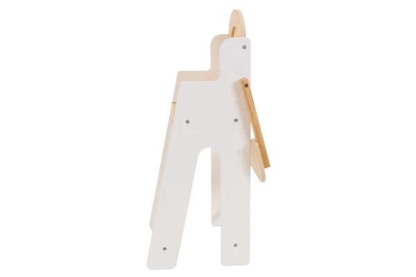 Die Plattform bewegt sich nach oben und unten