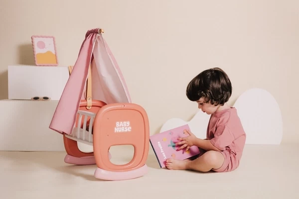 Ausgeführt in fröhlichen Pastellfarben