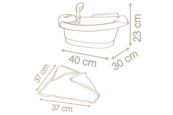 Abmessungen: 40x30x23 cm