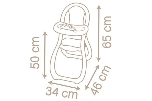 Abmessungen: 34x46x65 cm